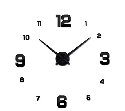 Artistic Wall Clock for Living Room Décor
