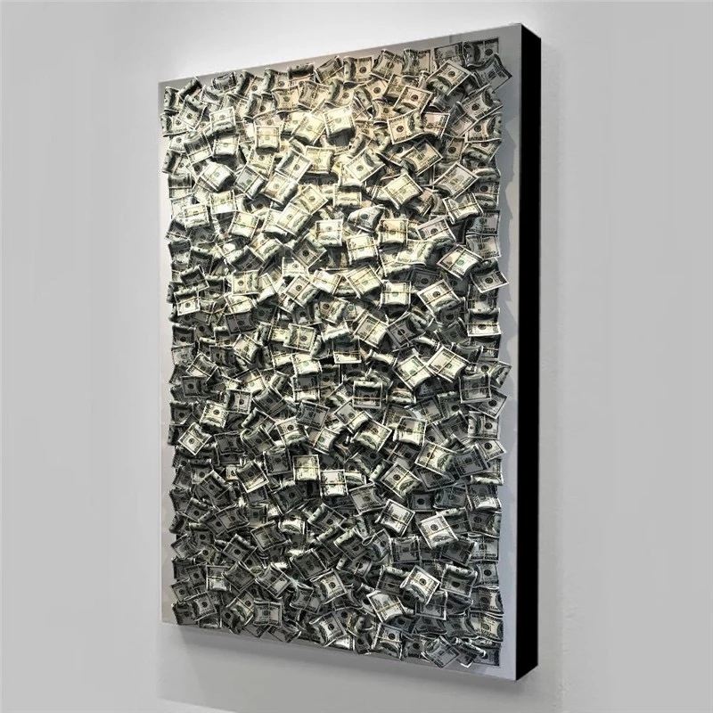 Abstract Money Art Poster