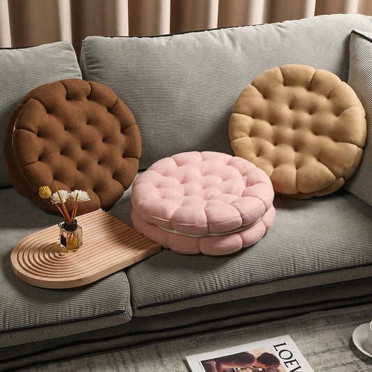 Simulation Biscuit Cushion for Home Decor
