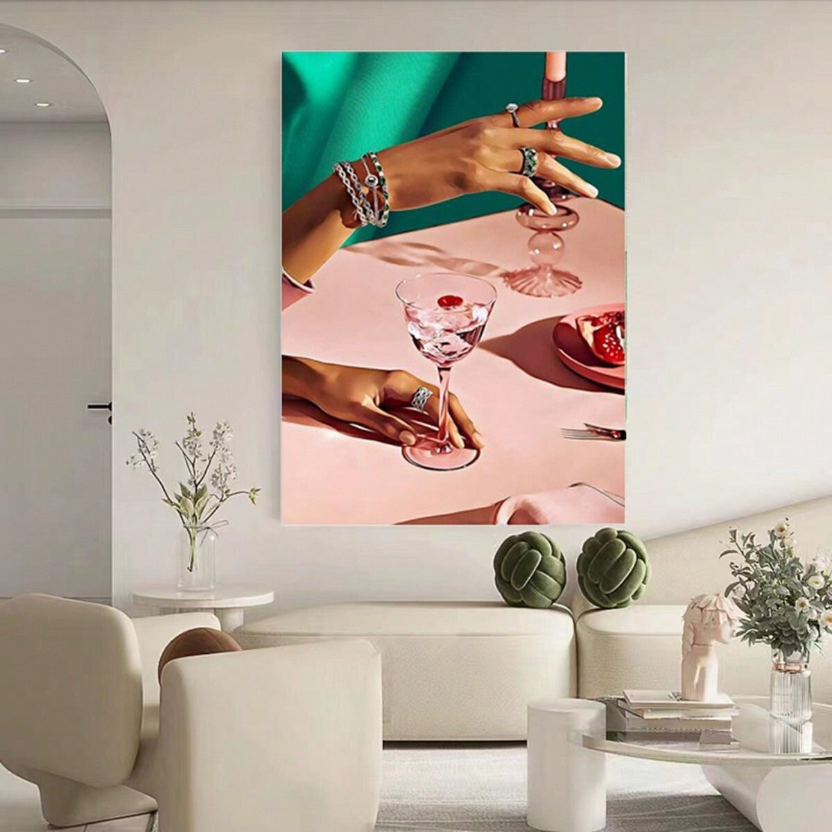 Creative Nordic Canvas Wall Art for Kids' Rooms