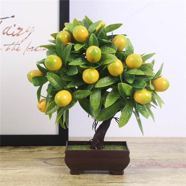 Fake Potted Plants - Miniature Pine Tree Decoration