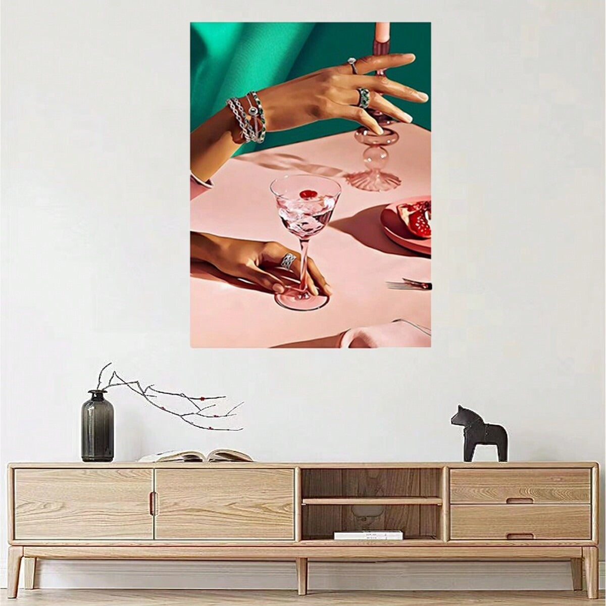 Creative Nordic Canvas Wall Art for Kids' Rooms