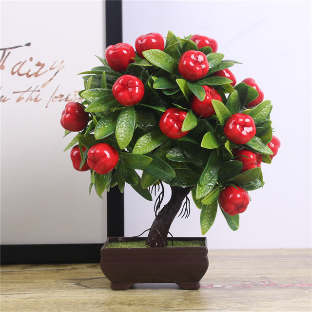 Fake Potted Plants - Miniature Pine Tree Decoration